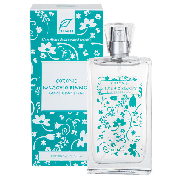 Dr. Taffi COTTON WHITE MUSK PERFUME - natural italian skincare www.MilanoCoronado.com