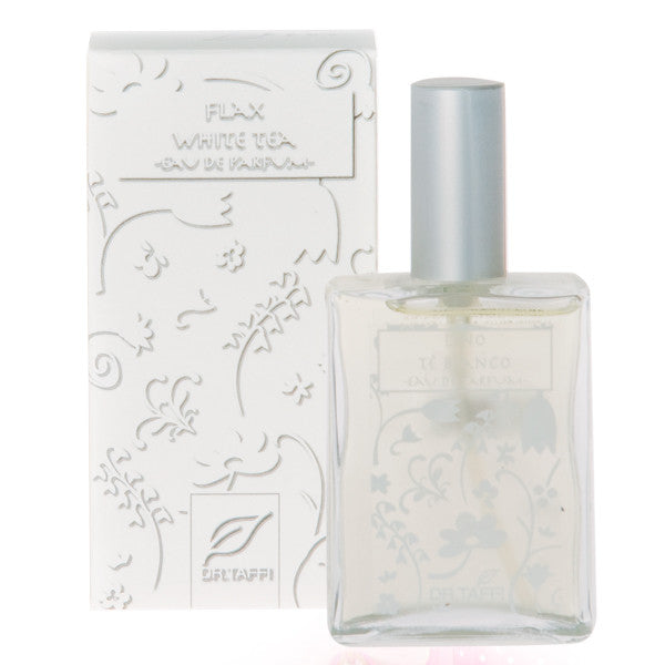 Dr. Taffi FLAX WHITE TEA PERFUME - natural italian skincare www.MilanoCoronado.com