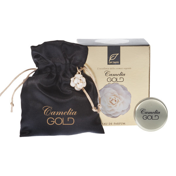 Dr. Taffi CAMELIA GOLD, ALcohol Free SOLID PERFUME - natural italian skincare www.MilanoCoronado.com