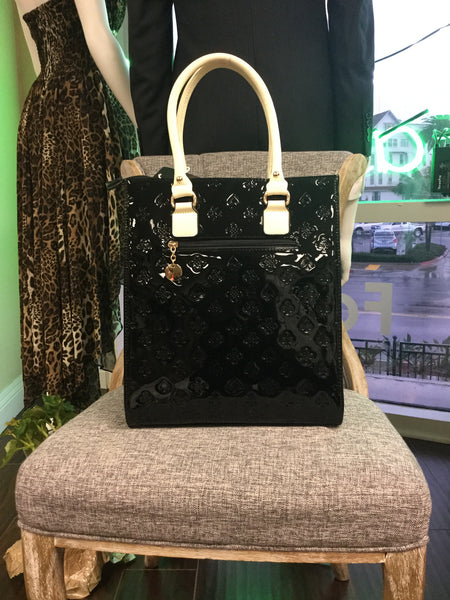 Bag, Black Tote Handbag - natural italian skincare www.MilanoCoronado.com