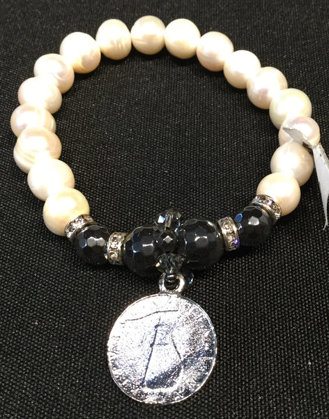 Bracelet, 5 lira, fresh river pearls - natural italian skincare www.MilanoCoronado.com