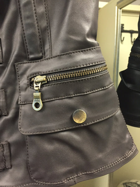 Designer Bustier, Pocketed, Brown - natural italian skincare www.MilanoCoronado.com