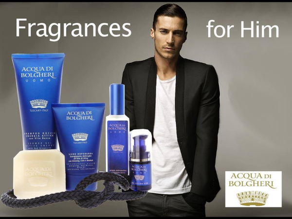 Dr. Taffi ACQUA DI BOLGHERI FOR MAN PERFUME - natural italian skincare www.MilanoCoronado.com
