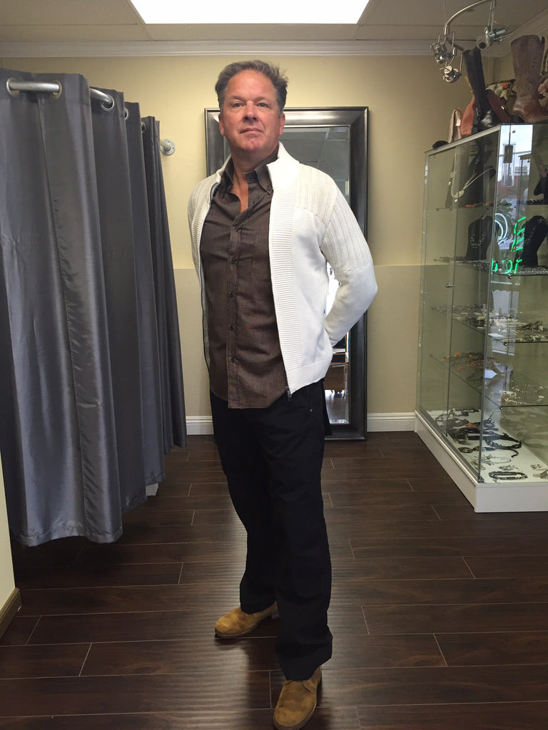 Turtle neck Pullover, ivory - natural italian skincare www.MilanoCoronado.com