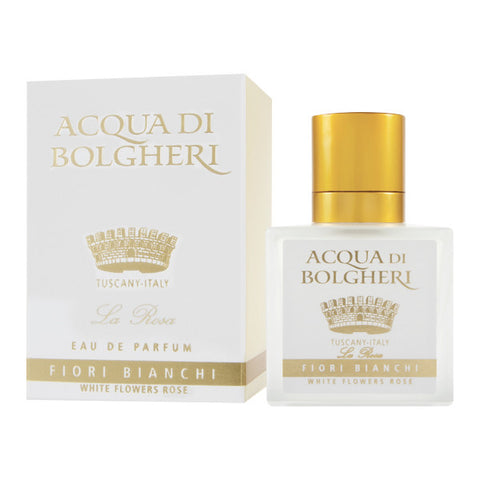 Dr. Taffi ACQUA DI BOLGHERI  WHITE FLOWERS ROSE PERFUME - natural italian skincare www.MilanoCoronado.com