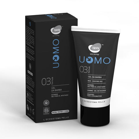 MAN SHAVING GEL, Bjobj - natural italian skincare www.MilanoCoronado.com