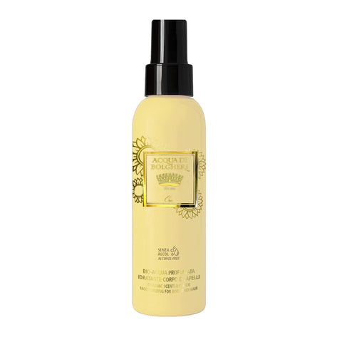 ACQUA DI BOLGHERI ORGANIC SCENTED MIST FOR BODY AND HAIR, GOLD, ALCOHOL FREE