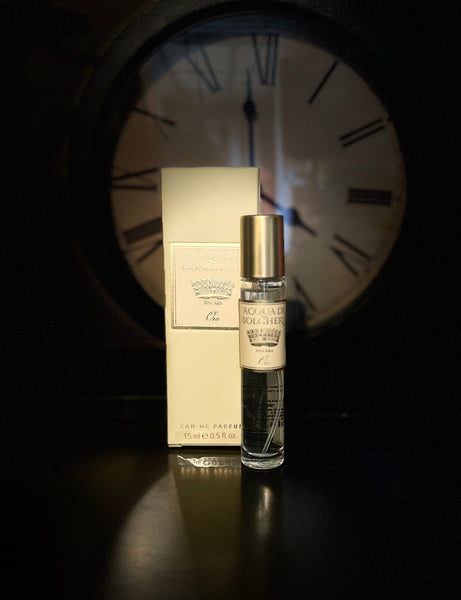 Dr. Taffi ACQUA DI BOLGHERI GOLD PERFUME, Travel size  0.5 oz.