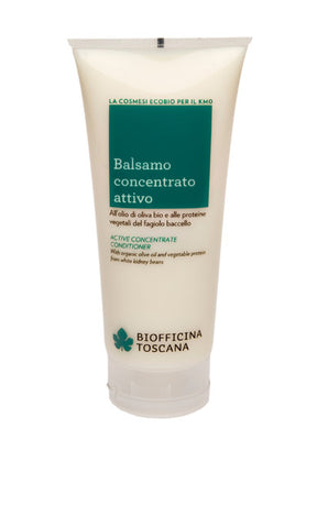 ACTIVE CONCENTRATE HAIR CONDITIONER Biofficina Toscana - natural italian skincare www.MilanoCoronado.com