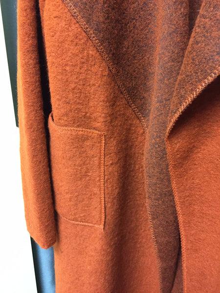 Coat, Orange, One Size - natural italian skincare www.MilanoCoronado.com
