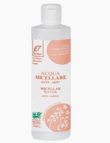 Dr. Taffi ANTI AGING MICELLAR WATER - natural italian skincare www.MilanoCoronado.com