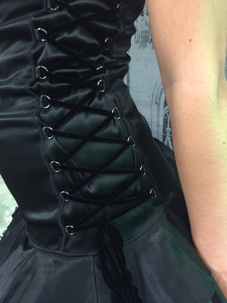 Dress, Ballerina style with corset on sides - natural italian skincare www.MilanoCoronado.com
