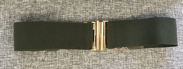 Belts, Green with gold color chain - natural italian skincare www.MilanoCoronado.com